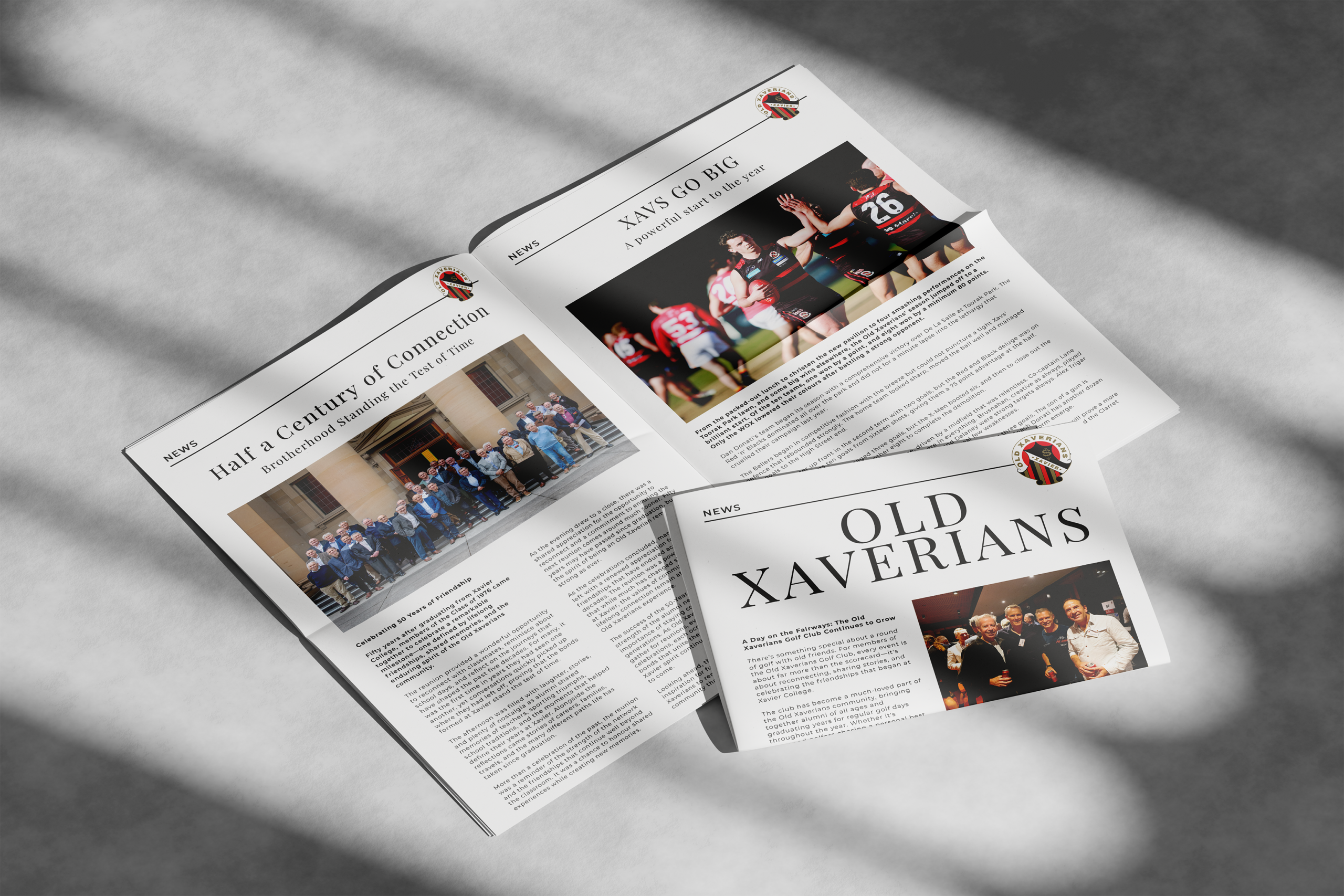 Old Xaverians Banner